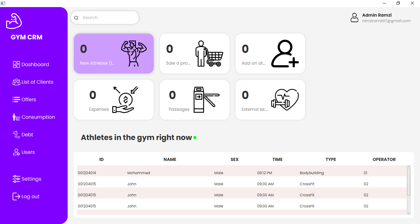 Dashboard Example
